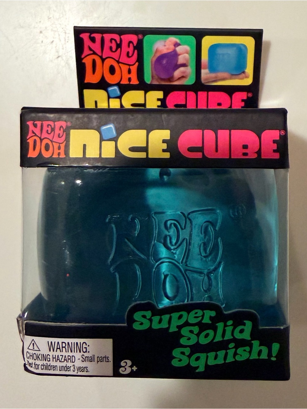 🍒 Authentic Nee Doh Nice Cube - Blue